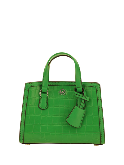 Michael Michael Kors Small Chantal Tote Bag In Green
