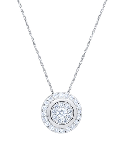 Diana M. Fine Jewelry 14k 0.30 Ct. Tw. Diamond Pendant Necklace