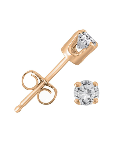 Diana M. Fine Jewelry 14k Rose Gold 0.33 Ct. Tw. Diamond Studs