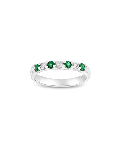 Diana M. Fine Jewelry 14k 0.54 Ct. Tw. Diamond & Emerald Ring