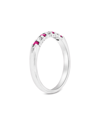Diana M. Fine Jewelry 14k 0.27 Ct. Tw. Diamond & Ruby Ring