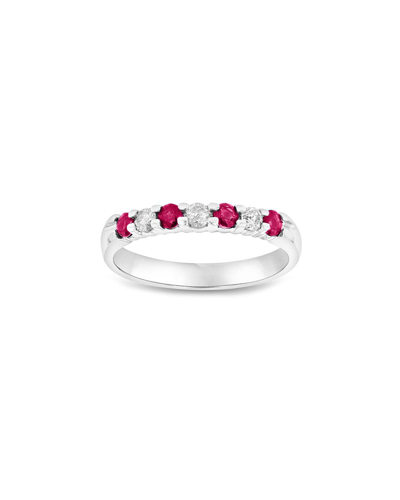 DIANA M. DIANA M. FINE JEWELRY 14K 0.35 CT. TW. DIAMOND & RUBY RING