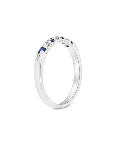 Diana M. Fine Jewelry 14k 0.27 Ct. Tw. Diamond & Sapphire Ring