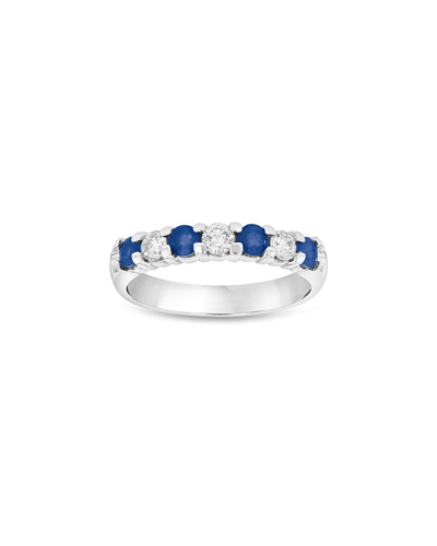 DIANA M. DIANA M. FINE JEWELRY 14K 0.78 CT. TW. DIAMOND & SAPPHIRE RING