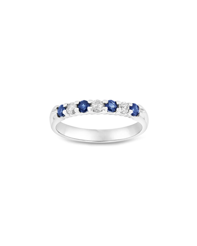 Diana M. Fine Jewelry 14k 0.78 Ct. Tw. Diamond & Sapphire Ring