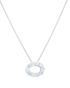 Diana M. Fine Jewelry 14k 1.00 Ct. Tw. Diamond Oval Pendant Necklace