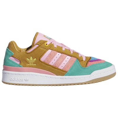 Adidas Originals Mens  Forum Low Classic X The Simpsons In Pink/green/brown