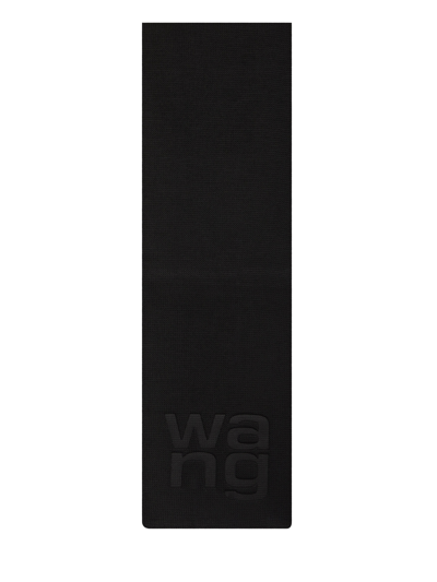 Alexander Wang Scarf With Logo In Black