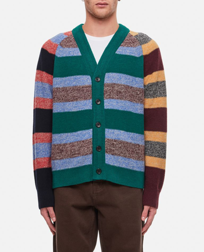 Ps By Paul Smith Ps Paul Smith Mens Cardigan Button Thru In Multicolor