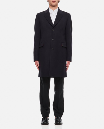 Paul Smith Gents Sb Overcoat In Black