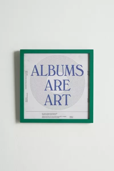 Urban Outfitters 12-inch Vinyl Album Frame In Dark Green At
