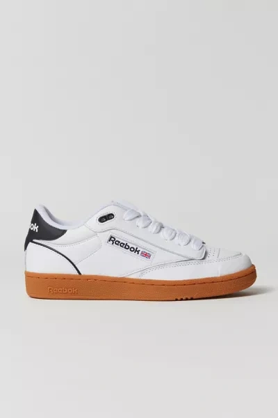 Reebok Club C Bulc Leather Sneakers In Footwear White/ Rubber Gum/black