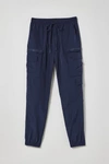Standard Cloth Technical Nylon Cargo Pant In Navy, Men's At Urban Outfitters