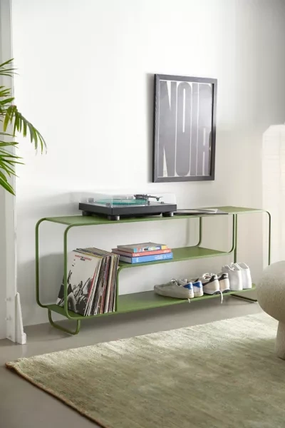 Urban Outfitters Alana Media Console In Green At  In Gray