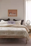 Urban Outfitters Maggie Boho Tufted Comforter In Ivory At  In Neutral