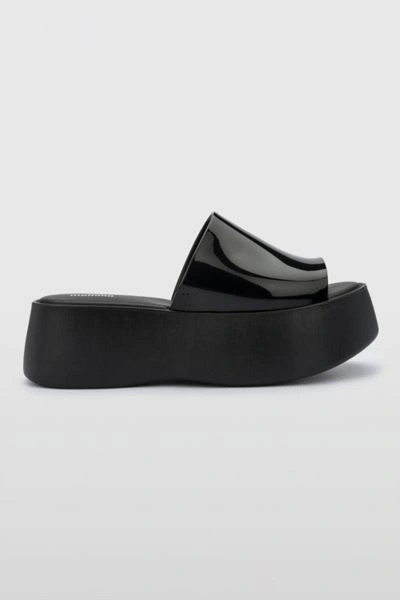 Melissa Becky Jelly Platform Slide In Black, Women's At Urban Outfitters