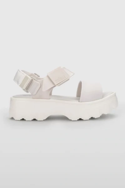 Melissa Kick Off Jelly Platform Sandal In White, Women's At Urban Outfitters