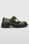 Melissa Jackie Jelly Mary Jane Shoe In Black/green, Women's At Urban Outfitters In Black/green