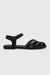 Melissa Sun Paradise Jelly Fisherman Sandal In Black, Women's At Urban Outfitters