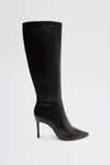 SCHUTZ MIKKI UP LEATHER KNEE-HIGH BOOT IN BLACK, WOMEN'S AT URBAN OUTFITTERS