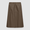 Joseph Nappa Leather Sidena Skirt