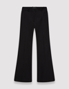 Joseph Gabardine Stretch Tafira Trousers In Black