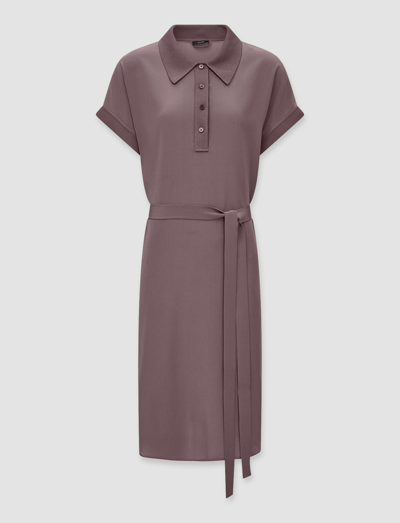 Joseph Silk Crepe De Soie Rosemoore Dress In Black