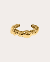 Completedworks 18kt Gold Plated Meandering Cuff Bracelet