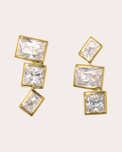 Completedworks Women's How To Get A Low Score At Tetris Earrings In Gold