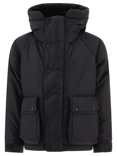 And Wander "maison Kitsuné X " Down Jacket In Black