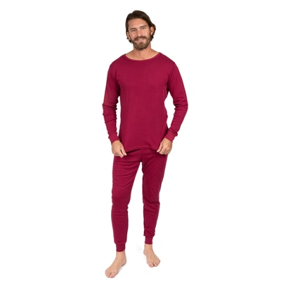 Leveret Mens Two Piece Cotton Pajamas Neutral Solid Color In Multi