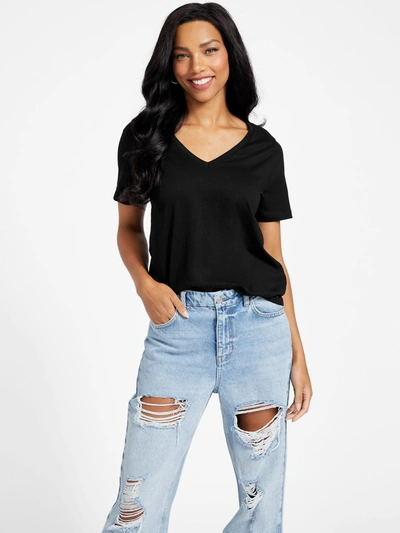 Guess Factory Millie Tee In Black