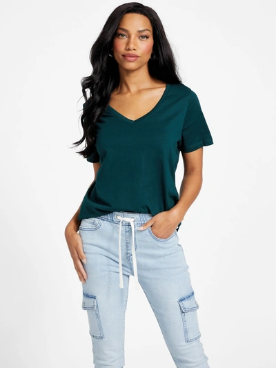 Guess Factory Millie Tee In Green