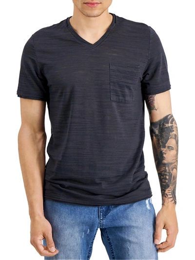 Inc Mens Burnout V-neck T-shirt In Blue | ModeSens