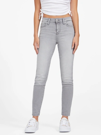Guess Factory Jaden Sculpt Mid-rise Skinny Jeans In Grey