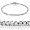 Pompeii3 2ct Tw Lab Grown Round Brilliant Cut Diamond Tennis Bracelet 14k White Gold 7" In Multi