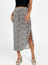 Guess Factory Micol Printed Midi Skirt In Multi