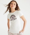 AÉROPOSTALE BOROUGHS CREST APPLIQUÉ GRAPHIC TEE