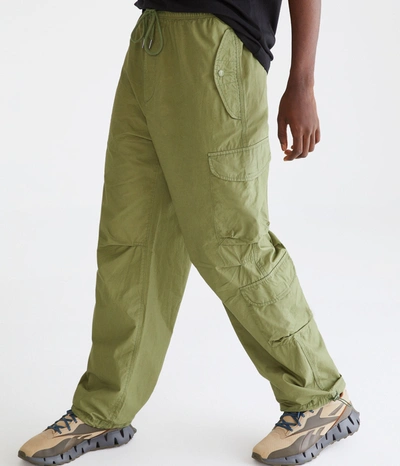 Aéropostale Cargo Parachute Pants In Yellow