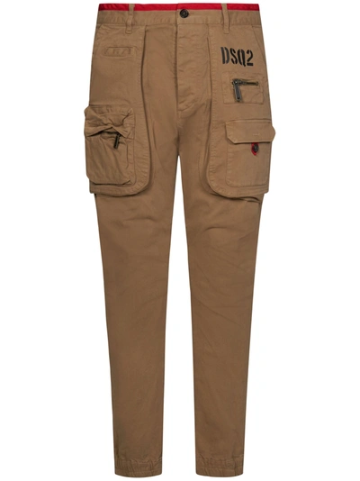 Dsquared2 Sexy Cargo Fit In Beige