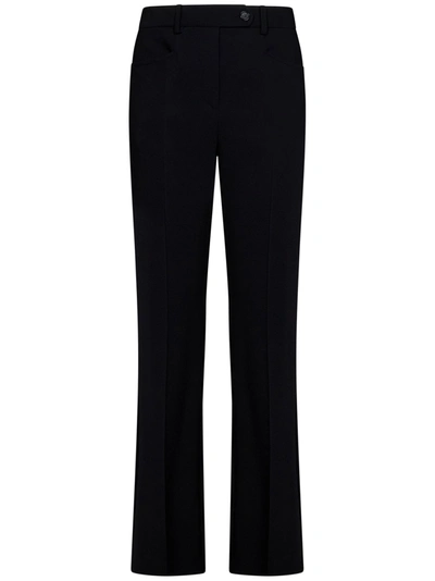 Moschino Trousers In Nero