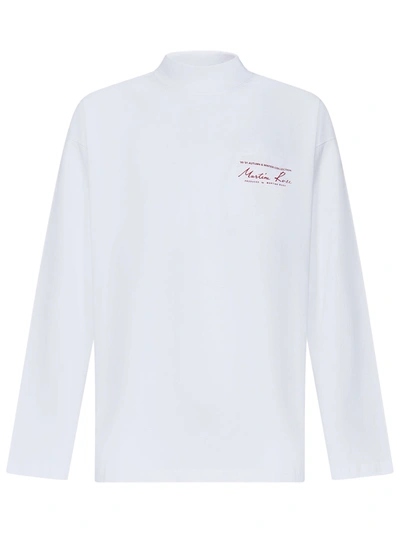 Martine Rose Man T-shirt White Size S Cotton In Bianco