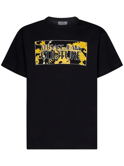 Versace Jeans Couture Versace Chain Couture T-shirt In Nero