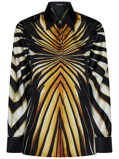 Roberto Cavalli Shirt In Multicolor