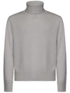 Herno Resort Turtleneck Sweater In Grigio