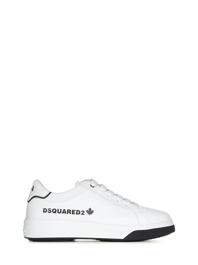 Dsquared2 Bumper Sneakers In Blanco