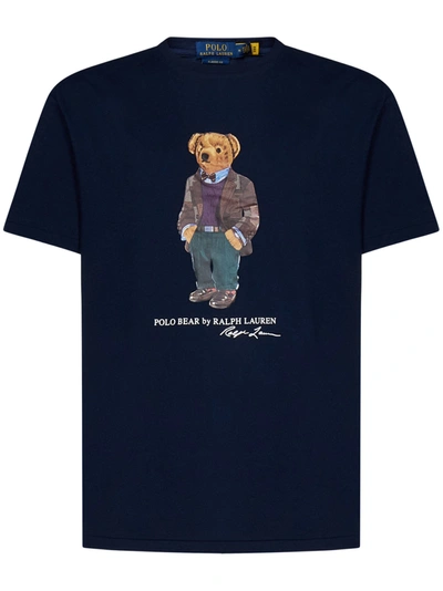 Polo Ralph Lauren Polo Bear T-shirt In Navy