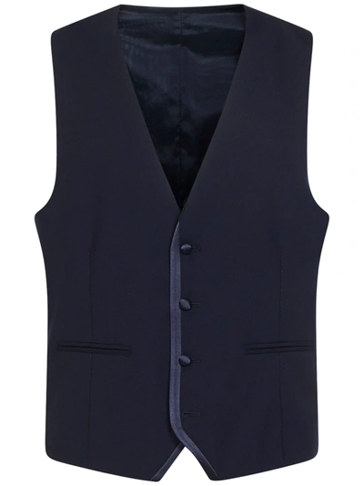 Tonello Tailored Waistcoat In Blau