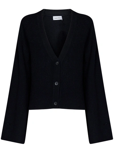 Calvin Klein Cardigan In Nero