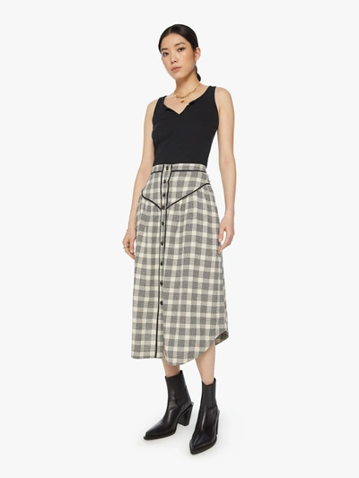 Mother The Out Skirts Check It Plaid In Black